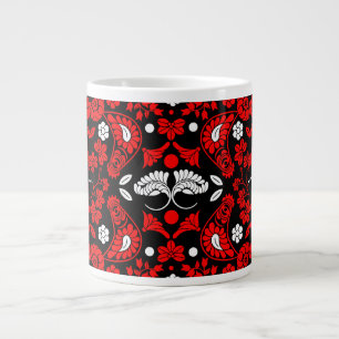Slovak Country Folk Art Giant Coffee Mug