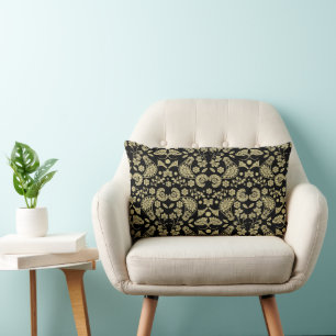 Slovak Country Folk Art Lumbar Pillow