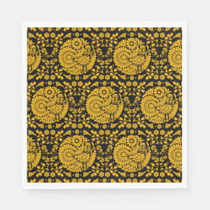 Slovak Country Folk Art Napkins