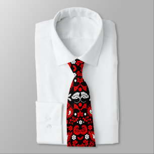 Slovak Country Folk Art Neck Tie