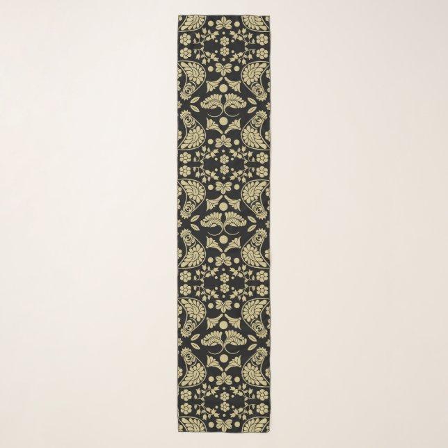 Slovak Country Folk Art Scarf (Front)