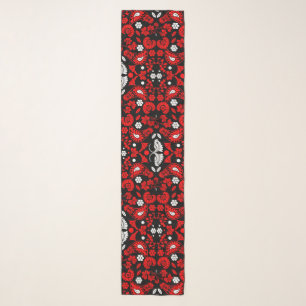 Slovak Country Folk Art Scarf