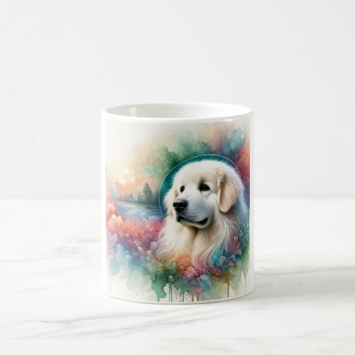 Slovak Cuvac Dog 140624AREF104 _ Watercolor Coffee Mug