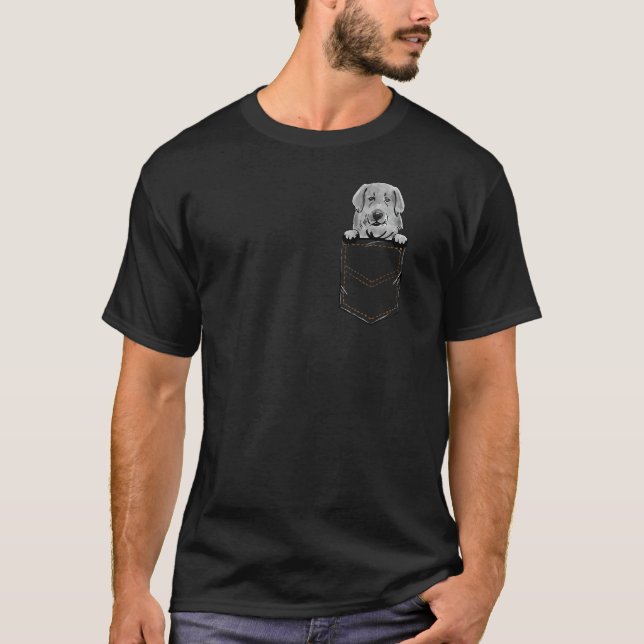 Slovak Cuvac Puppy For A Dog Owner Pet Pocket T-Shirt (Front)