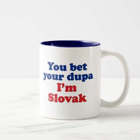 Slovak Dupa 1 Two-tone Coffee Mug