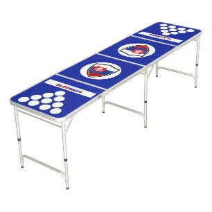 Slovak flag beer pong table