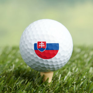 Slovak Flag, Flag of Slovakia Golf Balls