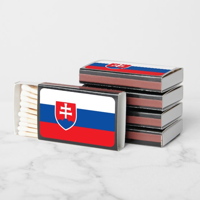Slovak Flag, Flag of Slovakia Matchboxes (Stacked)