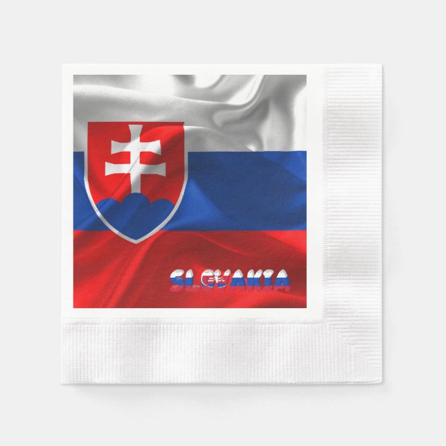 Slovak flag  napkins (Front)