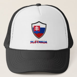Slovak flag trucker hat