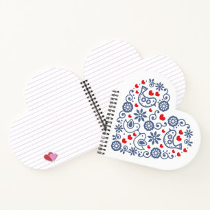 Slovak Folk Heart Notebook