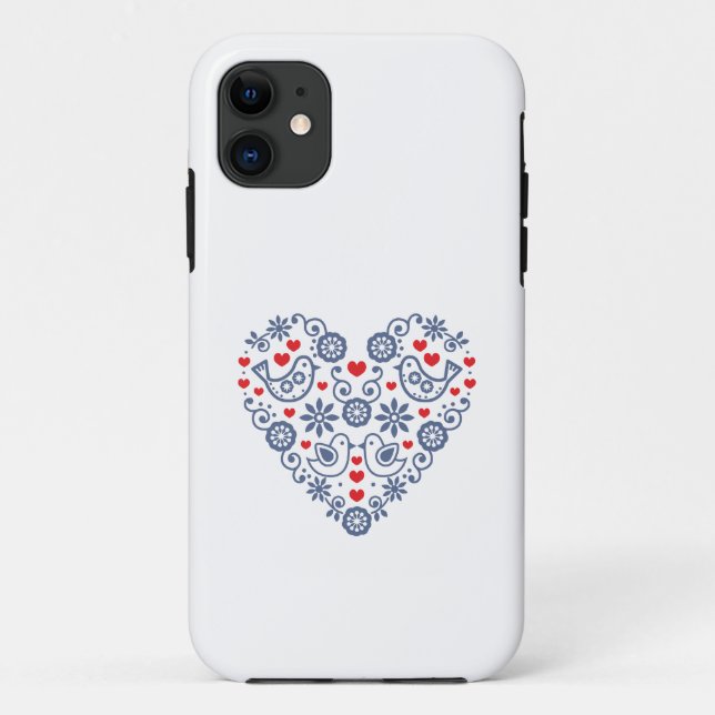 Slovak Folk Pattern iPhone Case (Back)