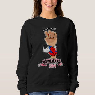 Slovak Girl Unbreakable I Slovak Heritage I Slovak Sweatshirt