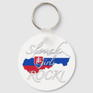 Slovak Girls Rock! Keychain