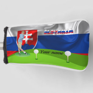 Slovak golfer golf head cover