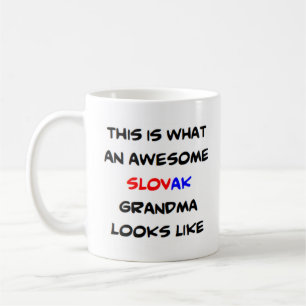 slovak grandma, awesome coffee mug