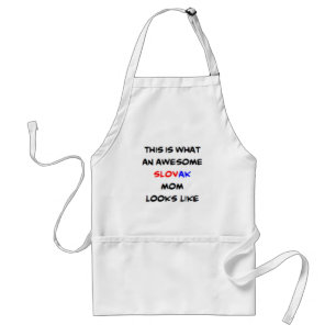 slovak mom, awesome adult apron