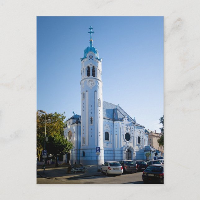Slovakia - Bratislava - Blue Church Postcard (Front)
