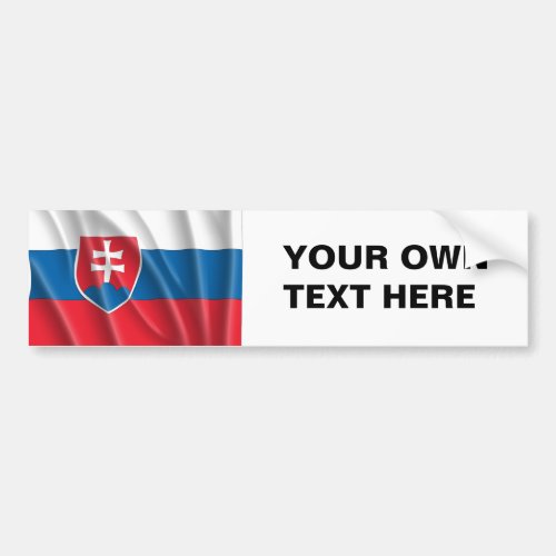 SLOVAKIA BUMPER STICKER