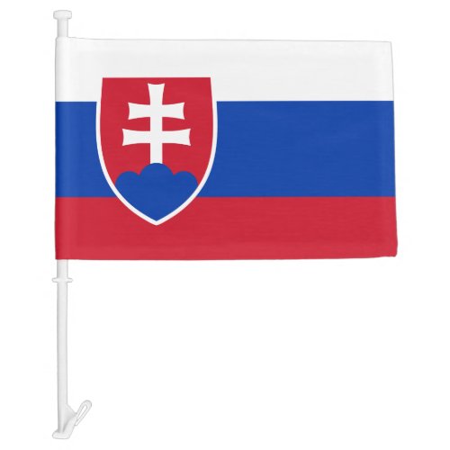 Slovakia Car Flag