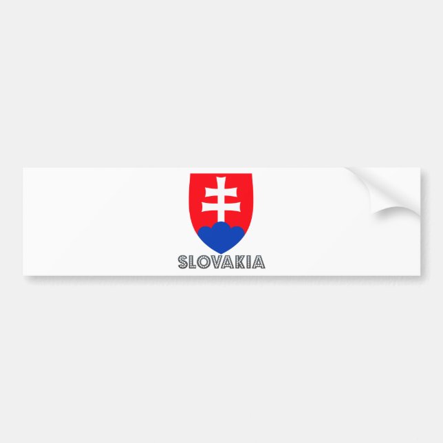 Slovakia Coat of Arms Bumper Sticker (Front)