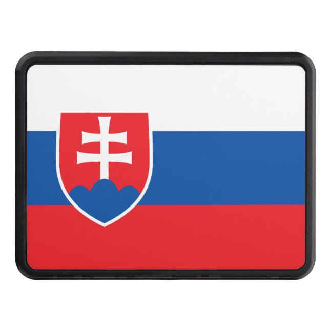 Slovakia coat of arms hitch cover (Front)