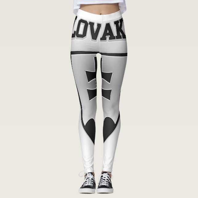 Slovakia Coat of Arms Leggings (Front)