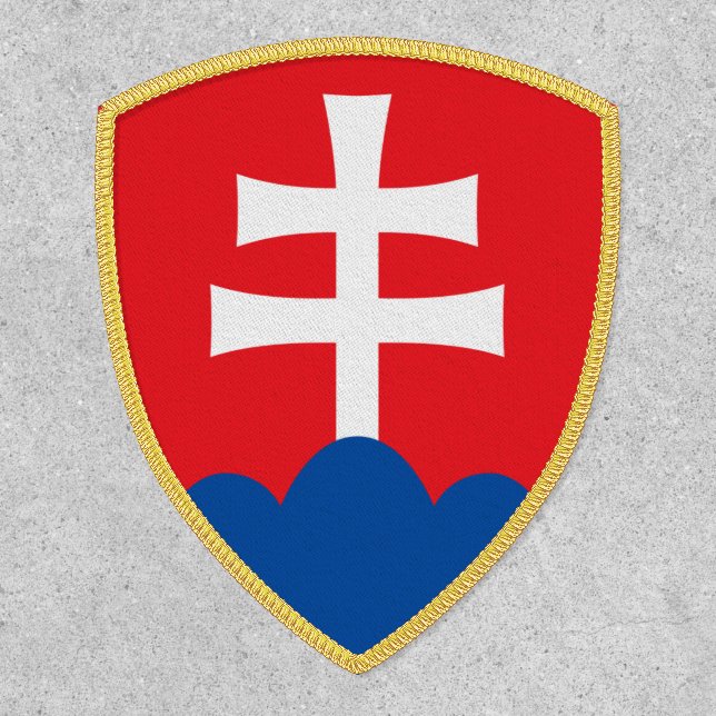 Slovakia coat of arms patch (Front)