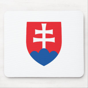 slovakia country coat arms symbol emblem cross mouse pad