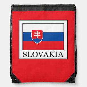 Slovakia Drawstring Bag