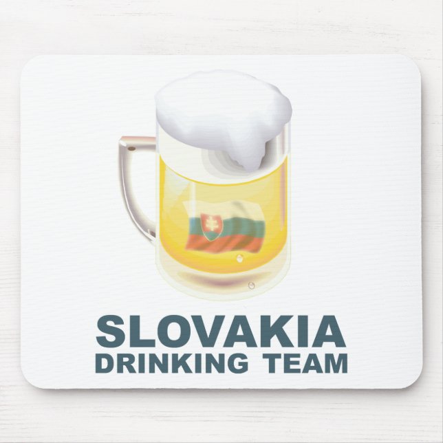 Slovakia Drinking Team Mouse Pad (Front)