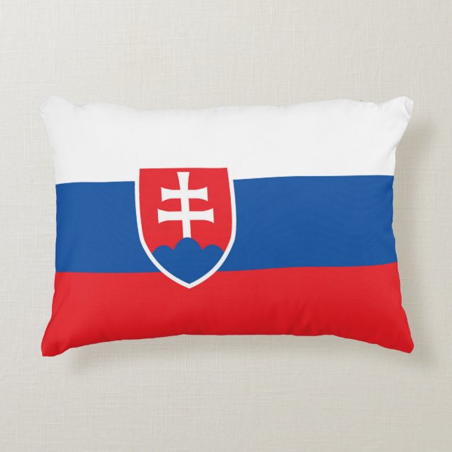 Slovakia flag accent pillow (Front)