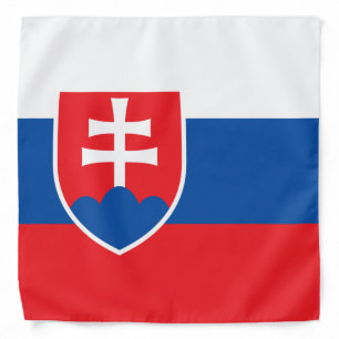 Slovakia Flag Bandana