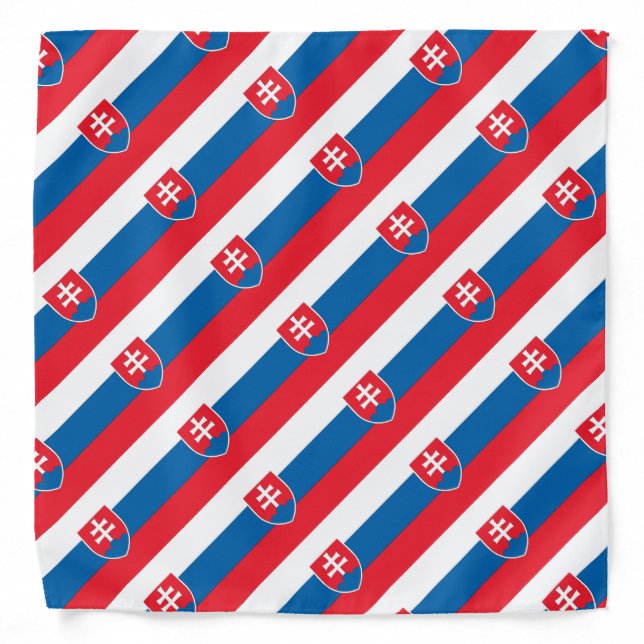 Slovakia Flag Bandana (Front)