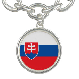Slovakia Flag Bracelet