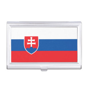 Slovakia Flag Business Card Case
