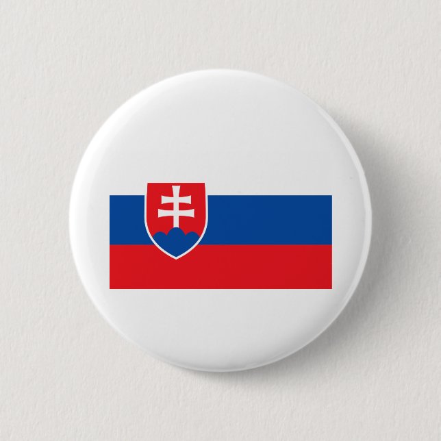 Slovakia Flag Button (Front)