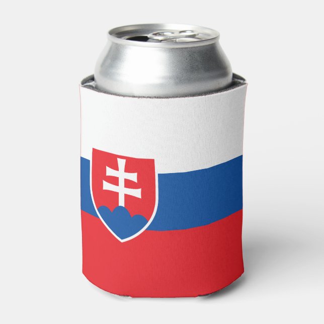 Slovakia Flag Can Cooler (Can Front)
