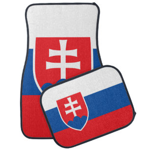 Slovakia Flag Car Floor Mat
