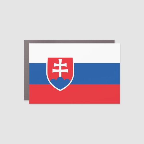 Slovakia Flag Car Magnet