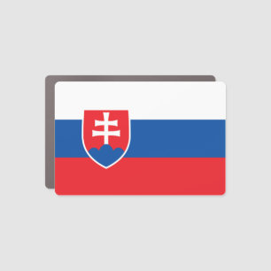 Slovakia Flag Car Magnet