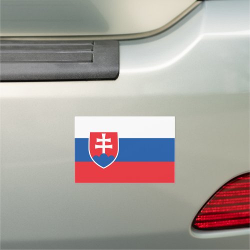 Slovakia Flag Car Magnet