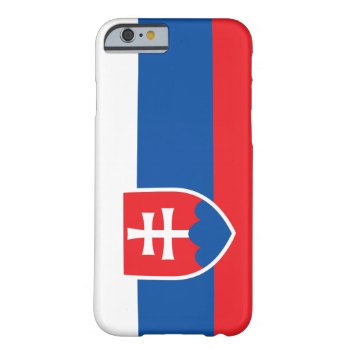 Slovakia Flag Barely There Iphone 6 Case by FlagWare at Zazzle