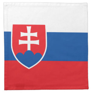 Slovakia Flag Cloth Napkin