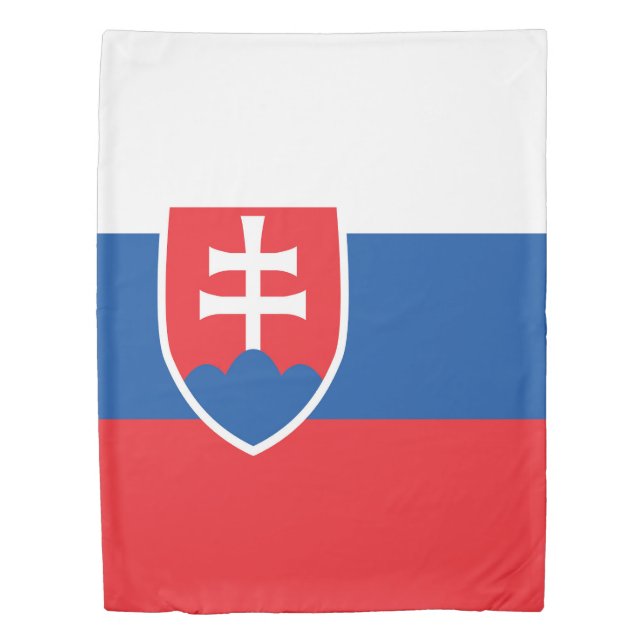 Slovakia flag duvet cover (Front)
