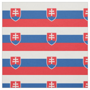 Slovakia Flag Fabric