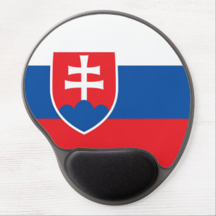 Slovakia Flag Gel Mouse Pad