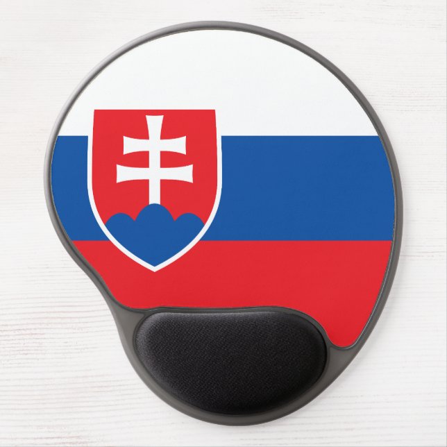Slovakia Flag Gel Mouse Pad (Front)