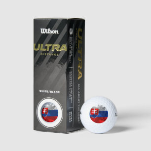 Slovakia flag golf balls