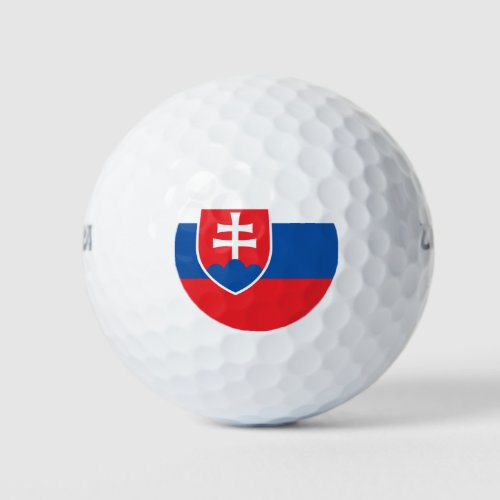 Slovakia Flag Golf Balls